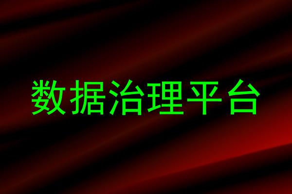数据治理平台