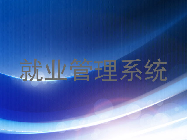 就业管理系统