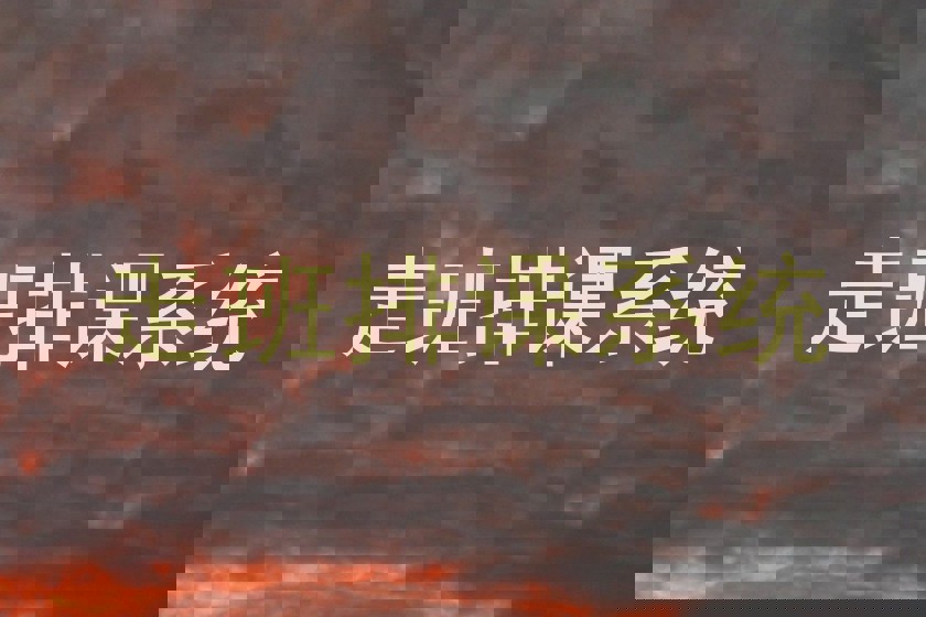 走班排课系统
