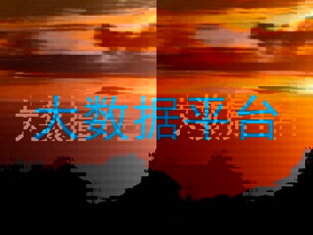 大数据平台