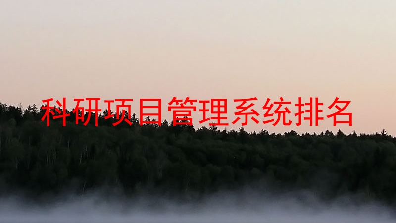 科研项目管理系统排名