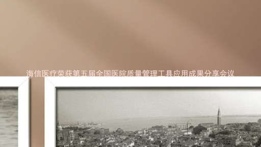 海信医疗荣获第五届全国医院质量管理工具应用成果分享会议