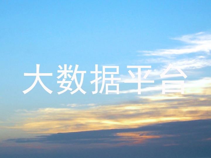 大数据平台