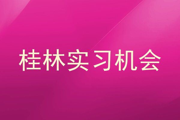 桂林实习机会