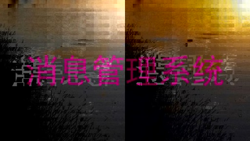 消息管理系统