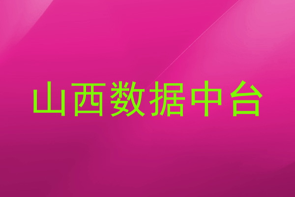 山西数据中台
