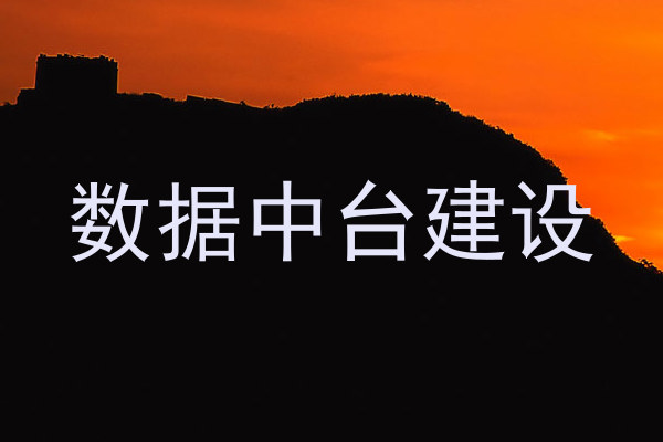 数据中台建设