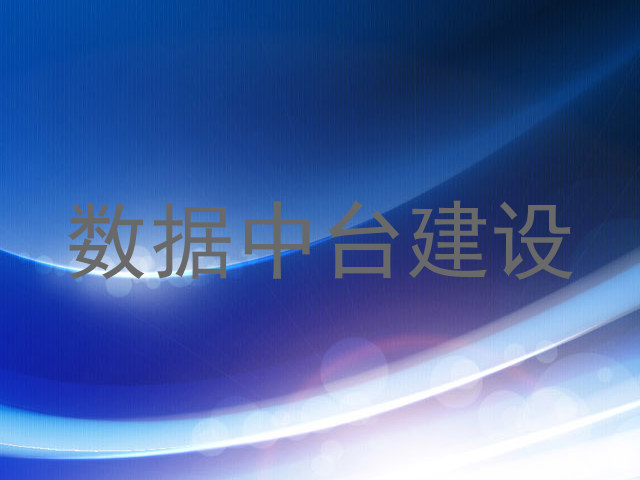 数据中台建设