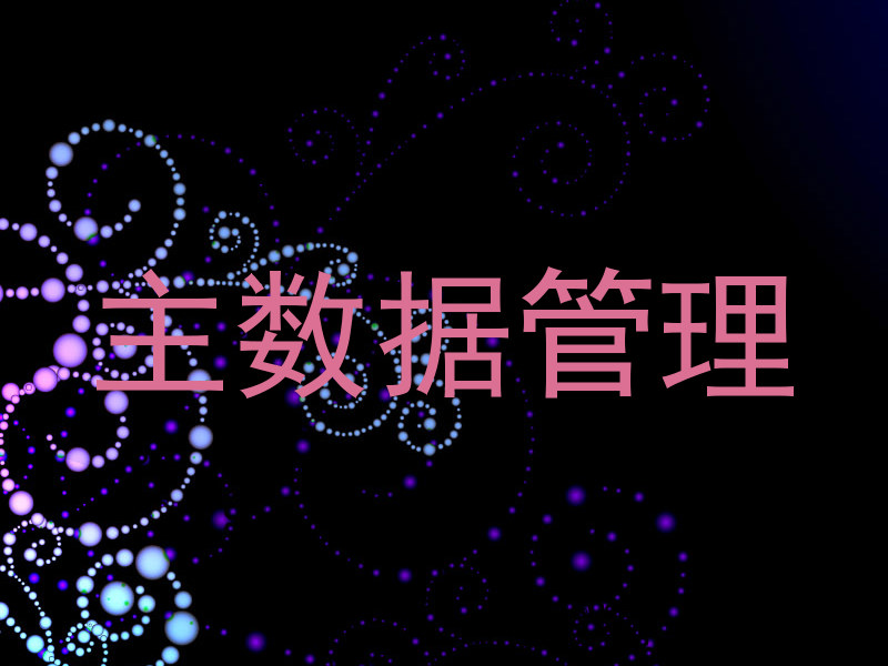 主数据管理