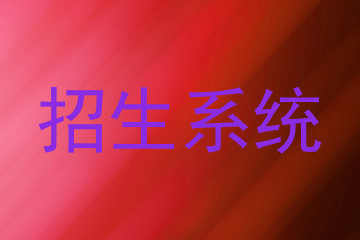 招生系统