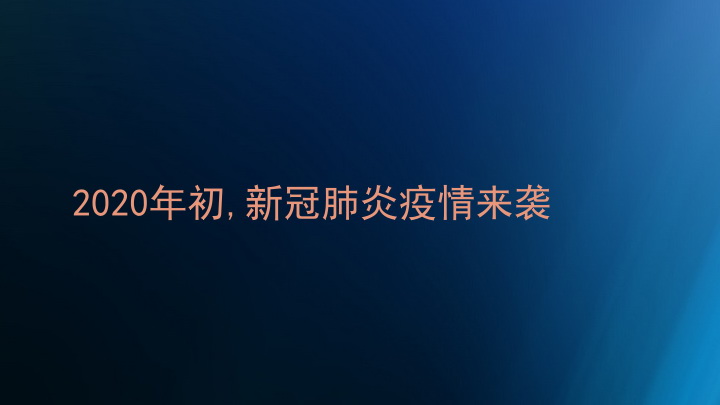2020年初,新冠肺炎疫情来袭