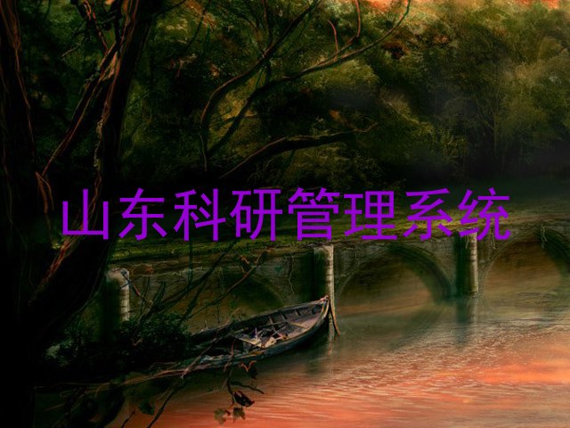 山东科研管理系统