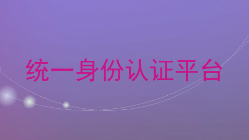 统一身份认证平台
