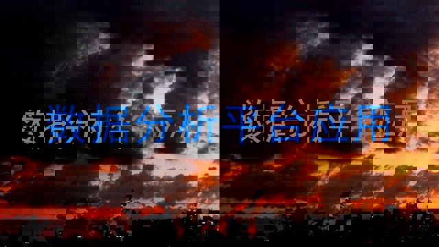 数据分析平台应用