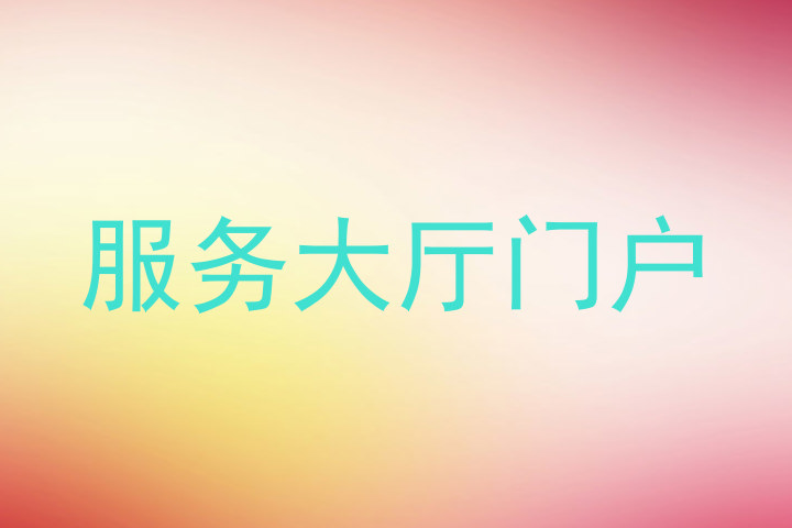 服务大厅门户