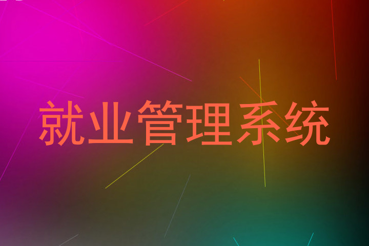 就业管理系统