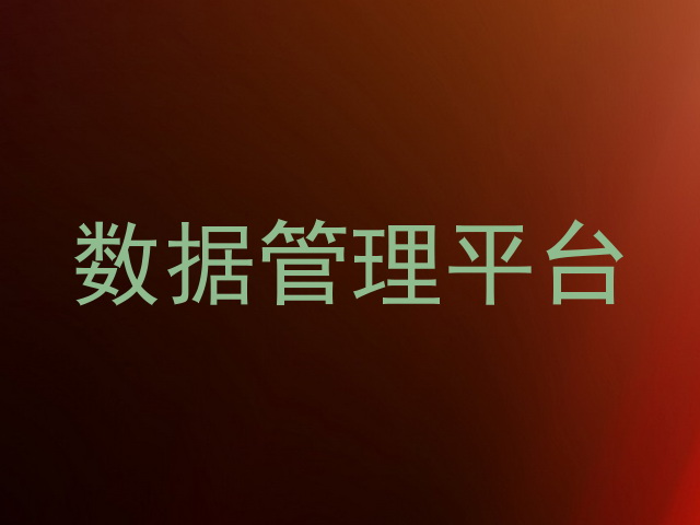 数据管理平台