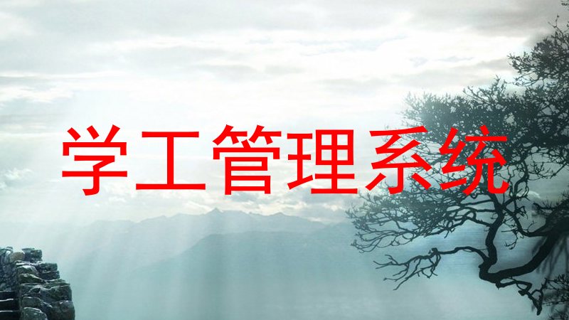学生工作管理系统