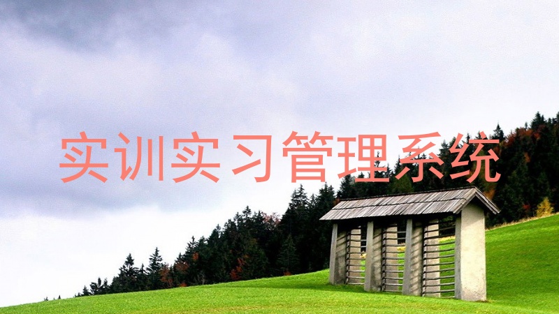 实训实习管理系统