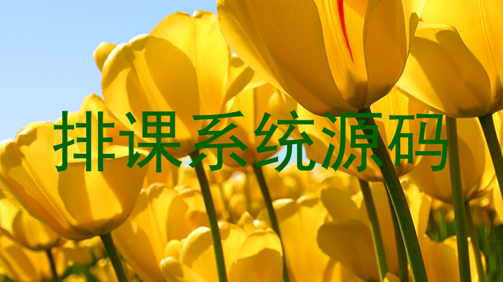 排课系统源码