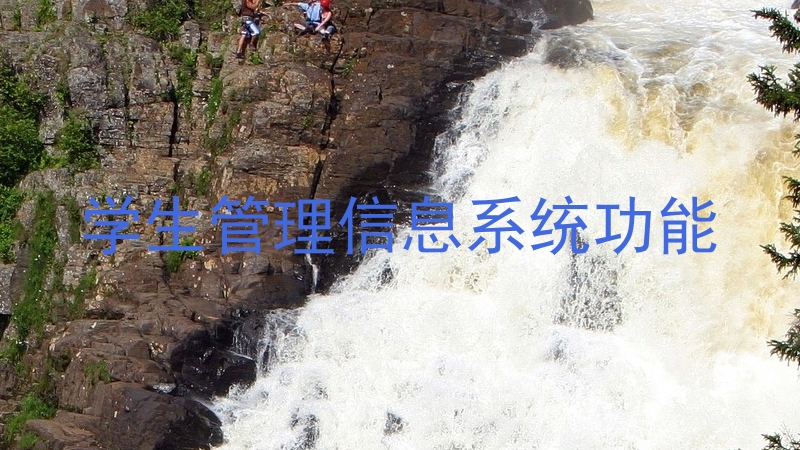 学生管理信息系统功能
