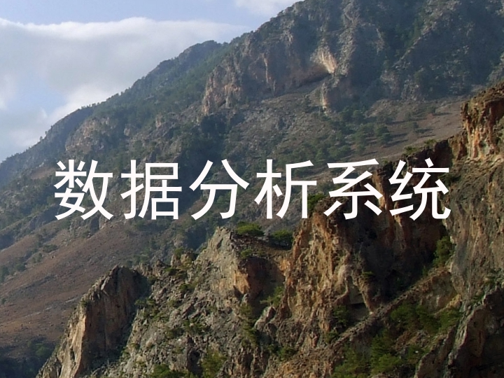 数据分析系统