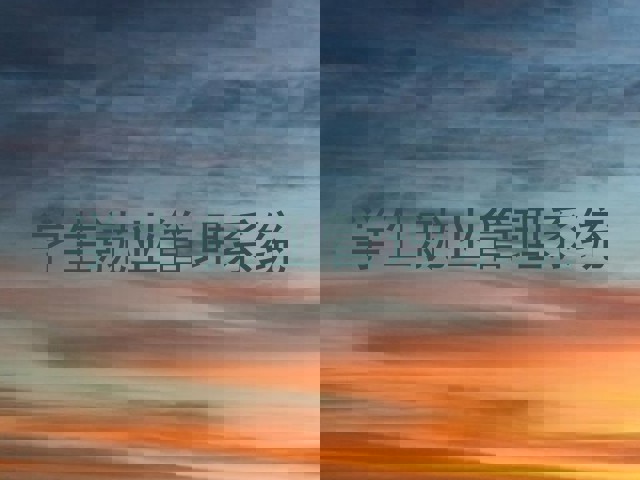 学生就业管理系统