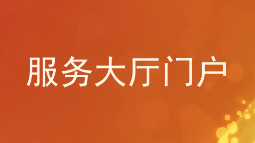 服务大厅门户