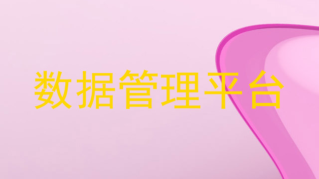 数据管理平台