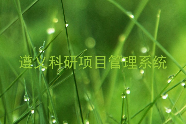 遵义科研项目管理系统