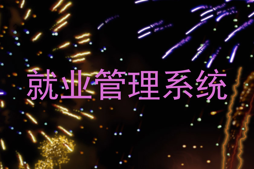 就业管理系统