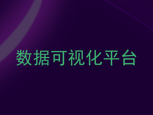 数据可视化平台