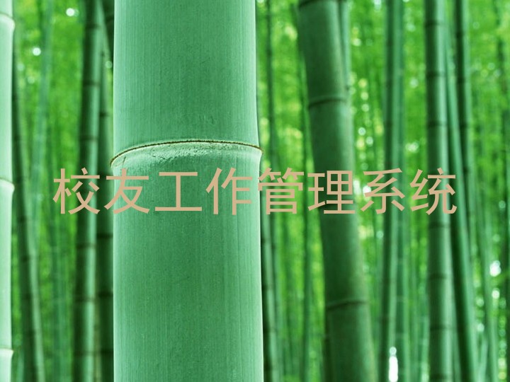 校友工作管理系统