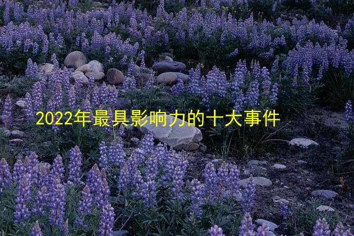 2022年最具影响力的十大事件