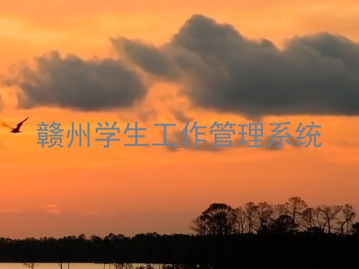 赣州学生工作管理系统