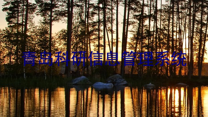 青岛科研信息管理系统