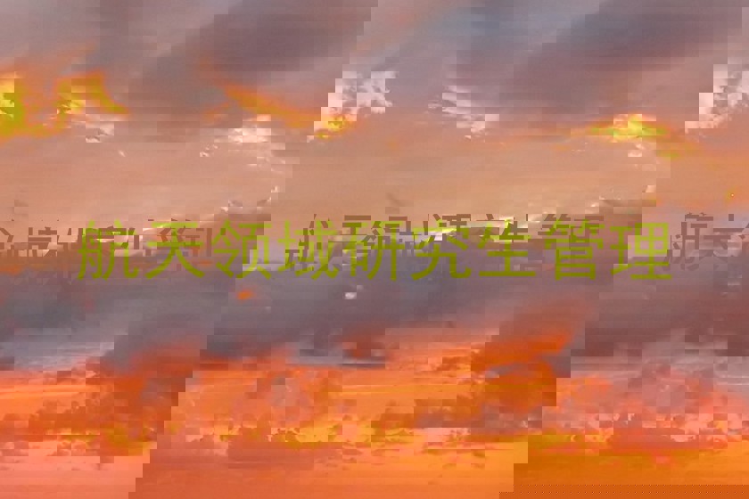 航天领域研究生管理