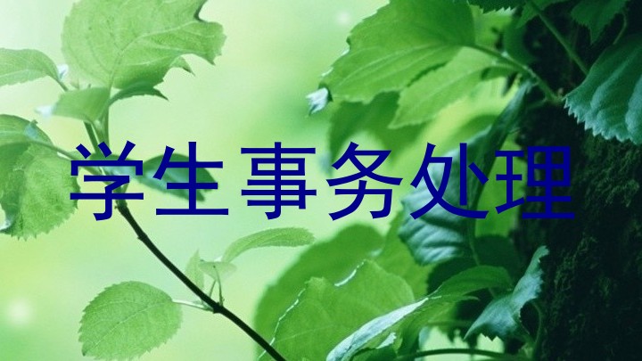学生事务处理