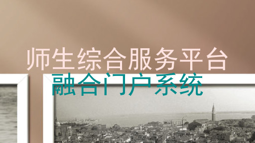 师生综合服务平台|融合门户系统