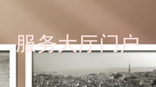 服务大厅门户