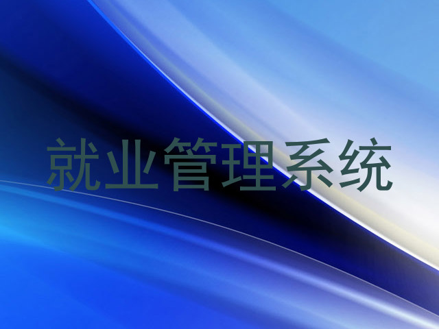就业管理系统