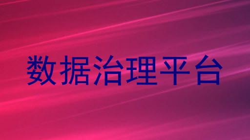 数据治理平台