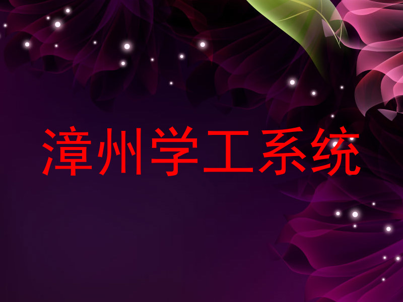 漳州学工系统