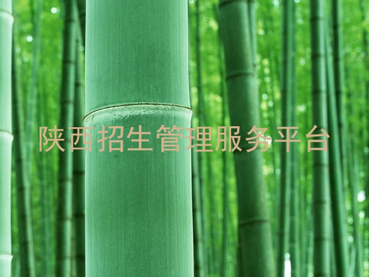 陕西招生管理服务平台