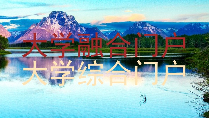 大学融合门户|大学综合门户