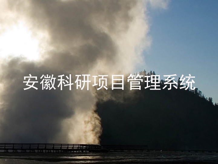 安徽科研项目管理系统