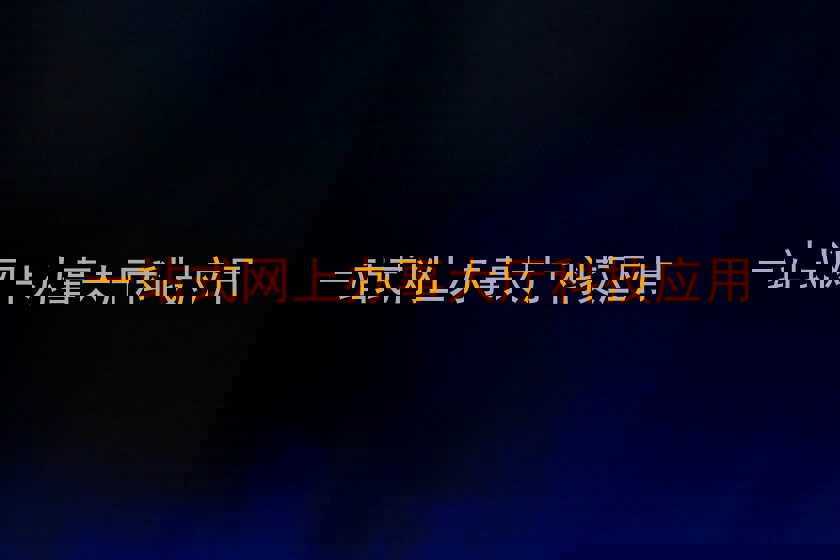 一站式网上办事大厅科技应用