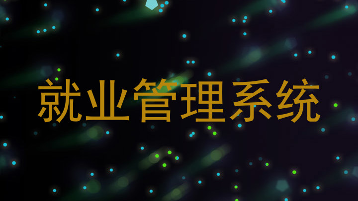 就业管理系统