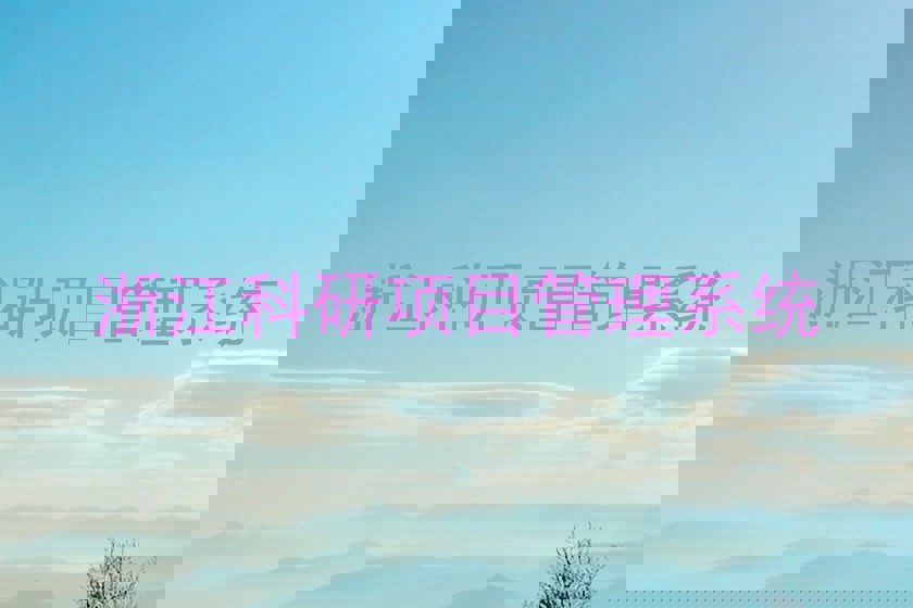 浙江科研项目管理系统