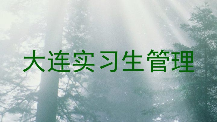 大连实习生管理